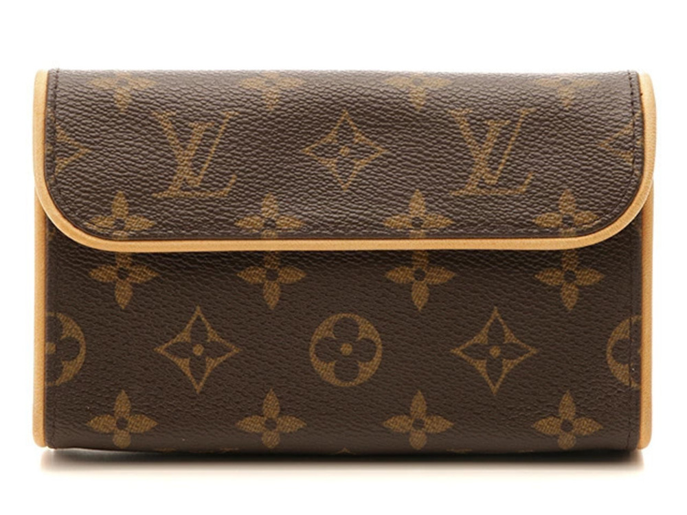 LOUIS VUITTON Pochette Florentine Shoulder Bag Pouch Clutch Monogram